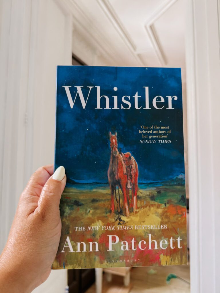 Whistler by Ann Patchett is the best cozy book to read 2026.