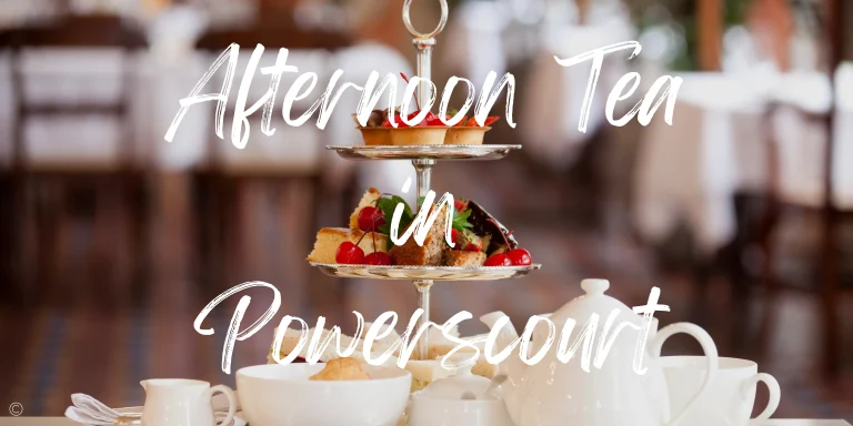 Afternoon Tea at Powerscourt Hotel, Ireland