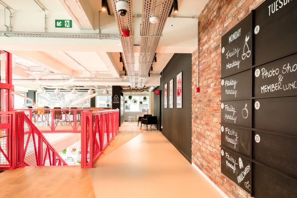 The large open space office of the Brain Embassy.