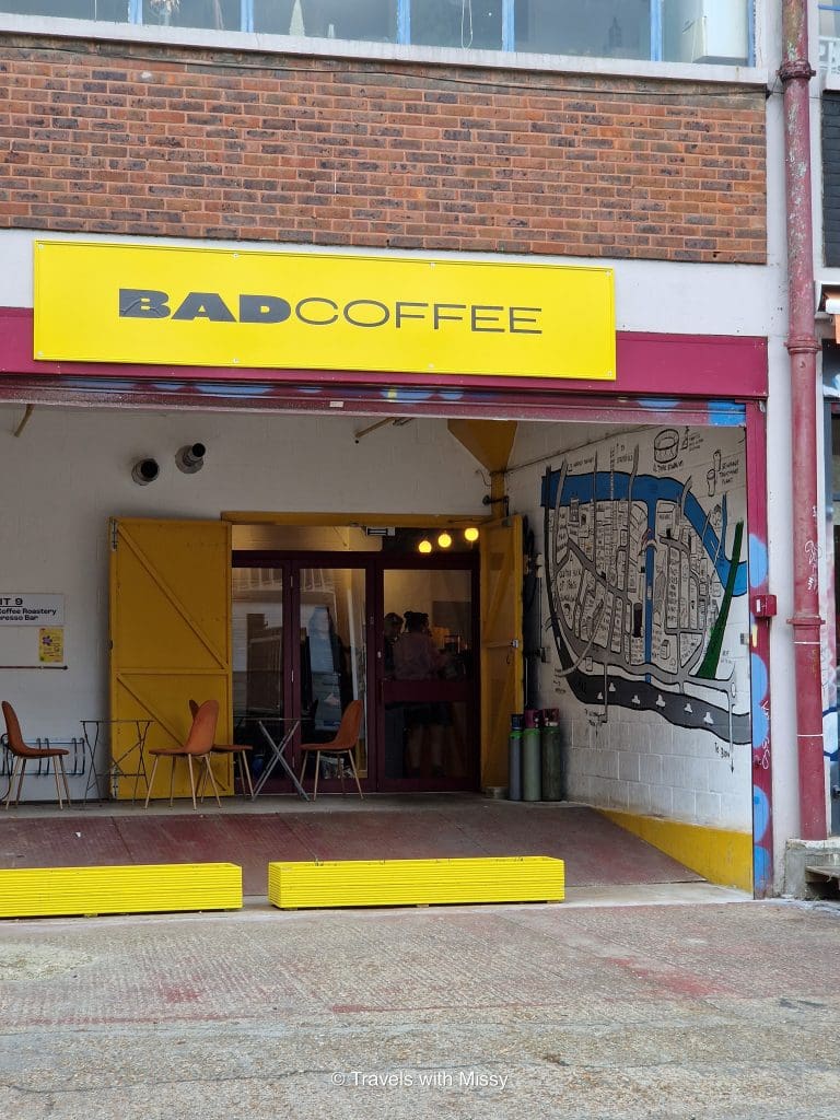 The entrOutside Bad Coffee in Hackney Wick