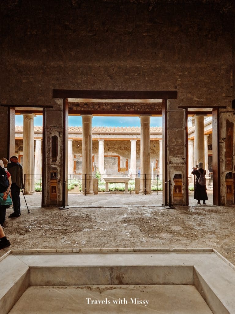 Interior foyer of House of Vettii